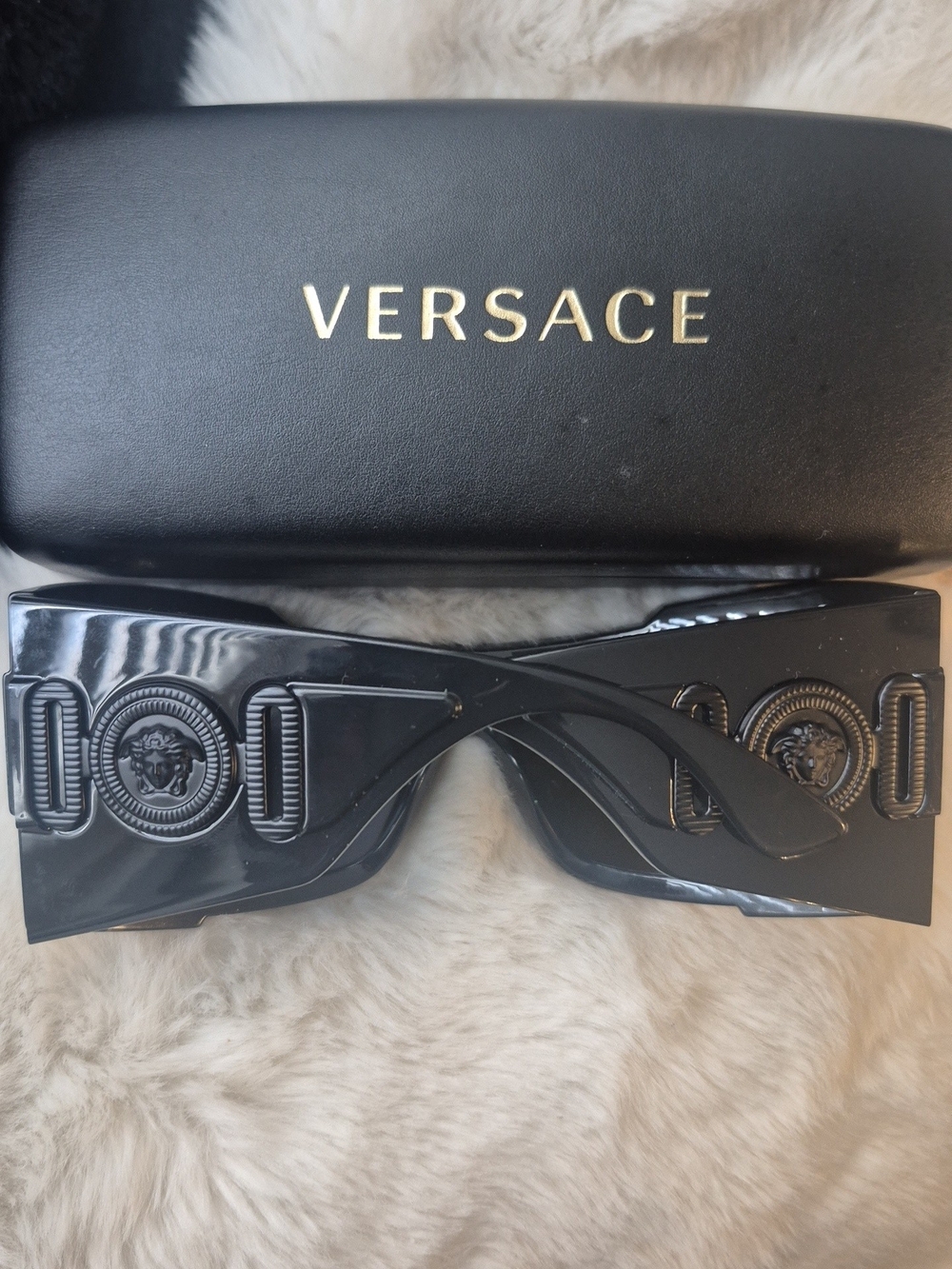 Versace Black Designer VR-Style Fashion Sunglasses